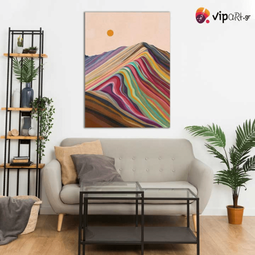 Πίνακας σε Καμβά Rainbow Mountains