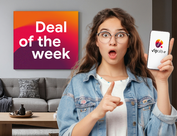 Deal of the Week σε εκτυπώσεις καμβά, αφίσες, ταπετσαρίες και διακοσμητικά προϊόντα