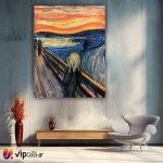 Πίνακας σε καμβά The Scream Edvard Munch (Αντιγραφή) - Image 2