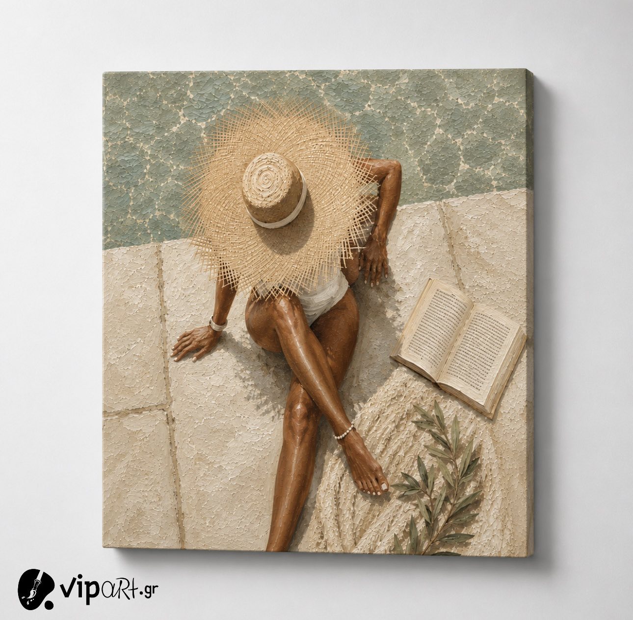 b 1002b Πίνακας σε Καμβά Summer elegance - Image 1