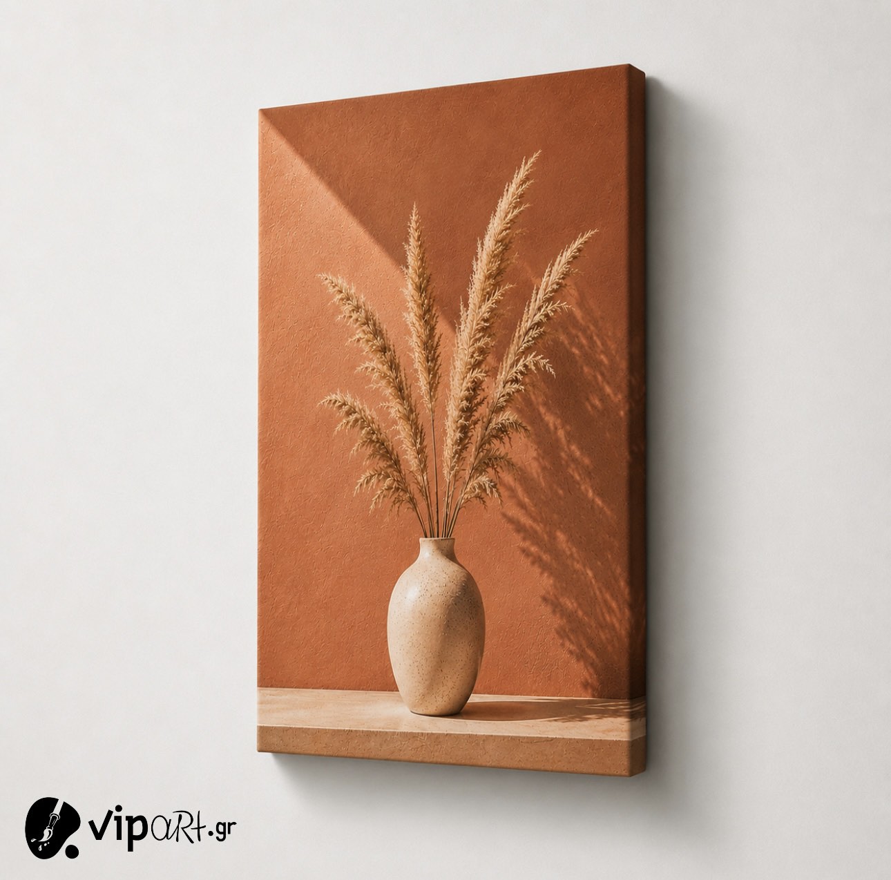 Πίνακας σε καμβά Terracotta Pampas Harmony