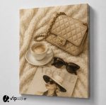 Πίνακας σε καμβά Luxury Beige Fashion Canvas - Image 2