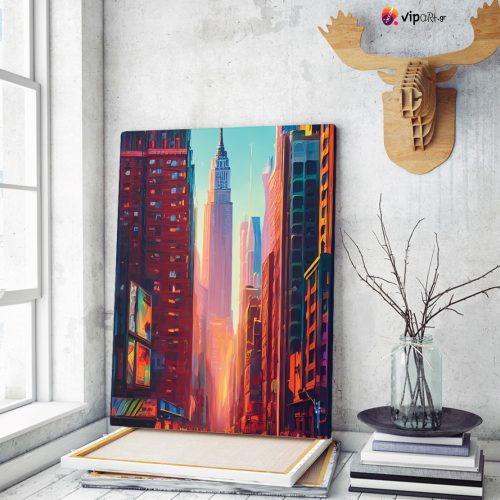 Πίνακας σε Καμβά Empire Sunset – Skyline Νέας Υόρκης